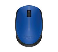 Ratón óptico USB inalámbrico de 1000 ppp (negro/azul) - Logitech M171 RF