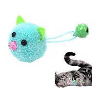 Ratón para gatos - Ratón ligero para gatos, juguete de ratón con campanas | Juguete de ratón de peluche resistente a mordeduras, juguete de ejercicio interior para gatos pequeños animales de com