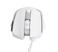 Ratón para Juegos con Cable, 6 Botones, 4 velocidades, dpi, Ratones de computadora Ajustables, para Juegos de Oficina en casa(Blanco)