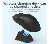 Ratón para Juegos con Cable AJAZZ AJ139 V2 MC, Diseño Ergonómico Simétrico, Sensor de Alta Precisión, Interruptor Duradero, Ratón Ligero para Esports de PC Cloud White