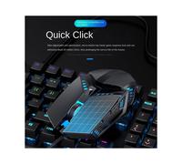 Ratón para Juegos con Cable, Ratón Mecánico Silencioso, 6 Teclas, Cuerda Trenzada USB, Ratón Ergonómico DPI de 4 Velocidades para PC y Portátil