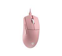 Ratón para juegos Redragon M724 (rosa), con cable, 42 GB, ultraligero, 12 400 DPI máximo, óptico, 5