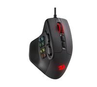 Ratón para juegos Redragon M811 Aatrox MMO, 15 botones programables, ratón para jugadores RGB con cable y agarre natural ergonómico Negro