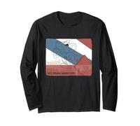 Ratón Peligro Sí Primer Ministro Retro Parodia Manga Larga