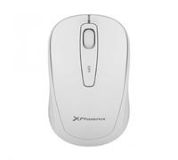 Ratón Phoenix M250 Inalámbrico Selector DPI 1600 Blanco Silent Click