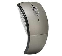 Ratón Plegable Inalámbrico, Portátil, 2,4G, Compacto, Mate, para Juegos, Oficina, Windows10, Win11 (Gris)
