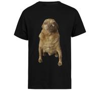 Ratón Poderoso Camiseta Negra de Manga Corta para Hombre Black Men tee Short Sleeve T-Shirt
