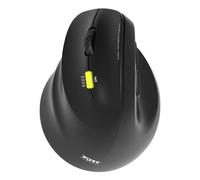 Ratón Port Designs 910008 Bluetooth RF Wireless 2400 DPI Negro Recargable Zurdo