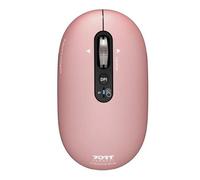 Ratón Port Designs PURE MAC Bluetooth inalámbrico 3200 DPI rosa recargable multidispositivo
