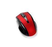 Raton q-connect optico inalambrico 1000 dpi receptor usb 2,4 ghz rojo - KF18068