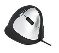 Ratón R-Go Tools HE Break Cableado 3500 DPI Negro Pausa Ergonómico LED