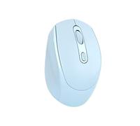 Ratón Ratón inalámbrico Ratón de computadora for juegos de computadora portátil Ratones ergonómicos recargables Bluetooth Dispositivo señalador Fotoeléctrico Ajuste de DPI de modo dual de 2,4 GHz(Blu)