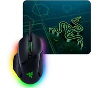 Ratón Razer MOBA-Bundle Gaming cableado 11 botones negro con alfombrilla