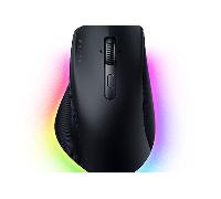 Razer Pro Click V2 - Ratón ergonómico inalámbrico - Asistencia IA Prompt - Sensor óptico de 30K - 3,5 Meses de duración de la batería (14 Zonas Chroma RGB, Rueda de ratón HyperScroll) Negro