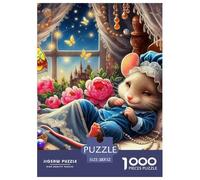 Ratón, Rompecabezas De 1000 Piezas, Divertido Reto Que Combina Pensamiento Y Competencia, Pasatiempo Emocionante para Niños Y Adultos Durante Reuniones O Fiestas, Apto para Mayores De 12 Años, 52x38
