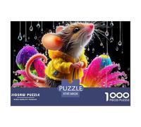 Ratón, Rompecabezas De 1000 Piezas, Juego Estimulante con Competencia Amistosa, Desafío Mental Y Diversión, Pasatiempo Grupos, Reuniones Y Momentos De Convivencia, Apto para Mayores De 1