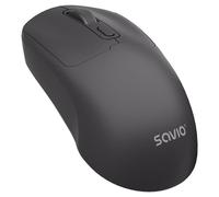 Ratón Savio MB-04 Inalámbrico Bluetooth 1600 DPI Negro Doble Conexión Silencioso