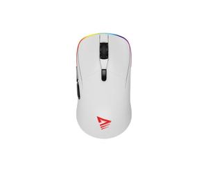Ratón Savio Rift White Dual Mode Inalámbrico Bluetooth 10000DPI RGB Blanco Ultraligero