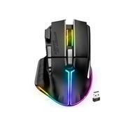 Spirit Of Gamer - PRO M5, Ratón Gaming Inalámbrico RGB para PC, 8 Botones Programables con 1 Rapid'Fire, Conexión Bluetooth y Wireless 2.4 GHz, 90h de Batería de Larga Duración, Ratón Ergonómico Negro