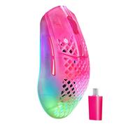 Ratón SteelSeries Aerox 3 Wireless Gen 2 RF Wireless Bluetooth 26000 DPI Magenta Haze