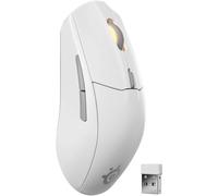 SteelSeries Rival 3 Wireless Gen 2 ratón Gaming - 2,4GHz y Bluetooth - Sensor óptico TrueMove Air de 18000 dpi - Durabilidad de 60 M de clics - Ligero - Deslizadores 100% PTFE - Blanco