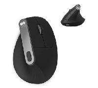 Ratón Ergonómico Inalámbrico por Bluetooth/ 2.4GHz Subblim Nature Vertical Ergo Dual Battery/ Batería Recargable/ Hasta 4000 DPI/ Negro