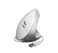 SUBBLIM Ratón Ergonómico Óptico SUBMO-EDGVU02 Blanco (1 Unidad)