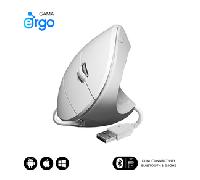 Ratón Vertical Subblim Glide Vertical Ergo Wired/ Hasta 1600 DPI/ Blanco