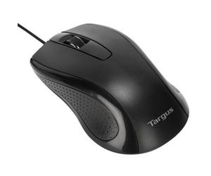 Ratón Targus AMU81AMGL USB 1000 DPI Ambidextro Negro Antimicrobiano
