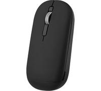 Ratón T'nB MWCOLORBK3 Bluetooth USB 2 Botones Negro Ultrafino Ambidiestro