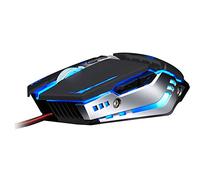 Ratón Tooth Recargable Óptico Bloody 3D A4tech Teclas con Cable 7 Ratón USB 8 Ratones 3200DPI Gaming V Mouse Ratón Vertical (Black, One Size)