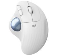 Ratón Trackball Inalámbrico Logitech ERGO M575/ Hasta 2000 DPI/ Blanco Crudo