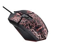 Ratón Trust GXT 113 Felox Alámbrico 6400 DPI Negro Iluminación Multicolor 6 Botones