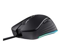 GXTrust Ybar+ Ratón Gaming, Iluminación LED RGB, 25600 dpi, Negro