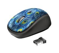 Trust Yvi Wireless Peacock Mouse 23388 (óptico; 1600 DPI; color azul)