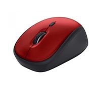 Raton Trust Yvi+ Optico Inalambrico Eco 4 Botones 800/1600 Dpi Usb 2.0 Color Rojo