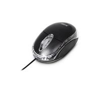 Ratón Urban Factory BDM02UF USB 800 DPI Negro Transparente Ambidiestro