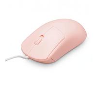 Ratón USB Básico Con Cable, 1200 DPI Óptico de 3 Botones Para Computadora Portátil y Juegos, Diseño Ergonómico, Color Claro Para Niños, Niñas, Dama