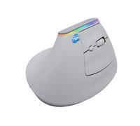 RATÓN VERTICAL INALÁMBRICO BLANCO UNIVERSAL RGB BLUETOOTH/INALÁMBRICO RECARGABLE