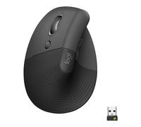 Ratón Vertical Logitech Lift para Negocios Izquierdo - 6 Botones, 4000 DPI, Inalámbrico Grafito