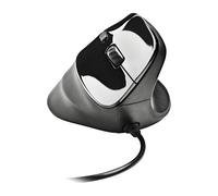 Ratón Vertical - ratón láser ergonómico y silencioso, diseño cómodo, Ideal para largas sesiones, Reduce la tensión en la muñeca.