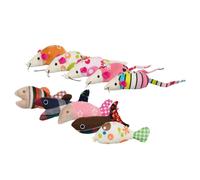 Ratón y pez 9-12 cm diversos