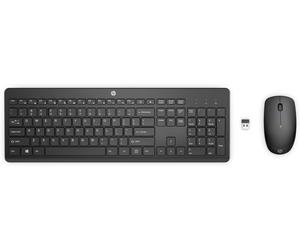 Ratón Y Teclado Inalámbricos Hp 235 (Combinados), Juego De Escritorio Negro, - Idioma Qwertz Aleman