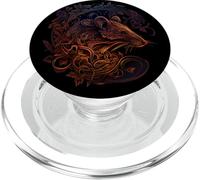Ratón Zodiaco Lunar Rata Año Nuevo Chino Horóscopo PopSockets PopGrip para MagSafe