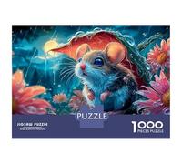 Ratoncito Pérez Puzzle De 1000 Piezas Un Desafiante Juguetes Resistentes A La Presión para Toda La Familia Animal Regalos para Mujeresregalos para Hombres para Adultos Y Niños 70x50cm/1000pcs