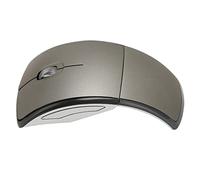 Ratones Bluetooth Plegables, Mouse Portátil Inalámbrico 2.4G con Nano Receptor USB, Mini Ratones ópticos Ergonómicos para el Hogar, la Oficina, los Viajes Y los Juegos.(Gris)