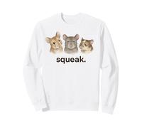 Ratones Chirridos Divertido Amante Ratón Divertido Chirrido Sudadera