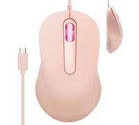Ratones con cable USB - óptico compacto, tapón de y reproducción silenciosa | Cómodo diseño de enchufe, soporte para manos antideslizante, función de control de precisión, construcción duradera