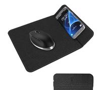 Ratones De Carga Inalámbrica - Almohadilla De Cuero PU 30x22cm, Superficie Elegante Con Cargador De Teléfono Integrado, Herramienta De Estación De Trabajo Multifuncional | PC De Escritorio, Teclado