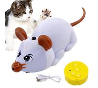 Ratones de Juguete con Control Remoto, Ratones de Juguete para Gatos, Juguete de ratón de Entrenamiento de Mascotas con Control Remoto eléctrico, Mejora la interacción Entre Humanos y Mascotas